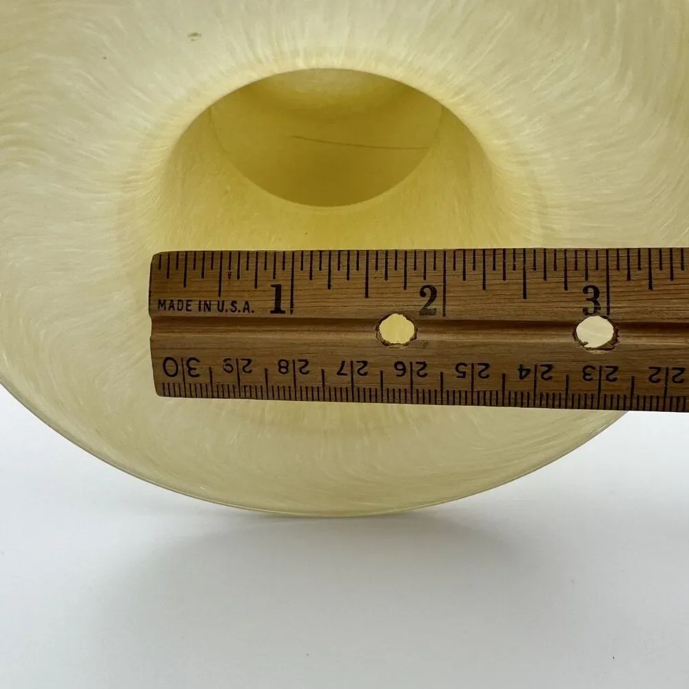 Victoria Hagan Perfect Pieces Magnolia Glass Vase Yellow 8.5